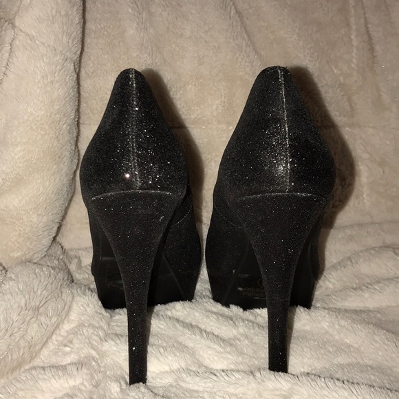 Black sparkly heels - Picture 2 of 5